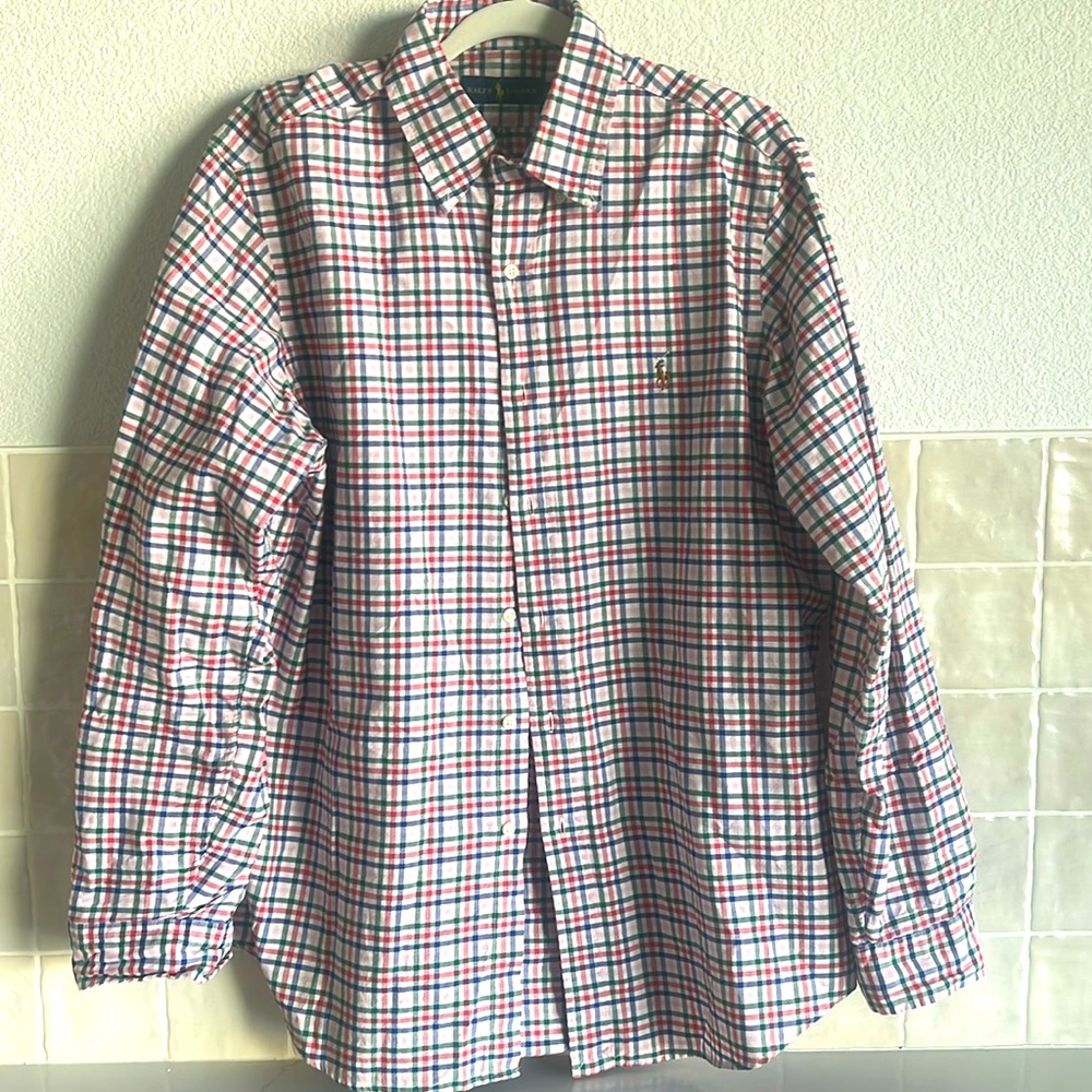 Gingham Ralph Lauren men’s button up